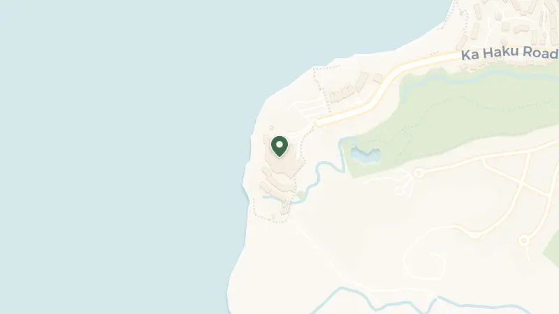 Map of 5520 Ka Haku Rd, Princeville, HI 96722, USA