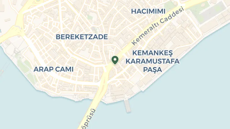 Map of Müeyyetzade, Kemeraltı Cd. No:10, 34425 Beyoğlu/İstanbul, Türkiye
