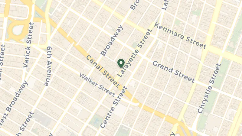 Map of 11 Howard St, New York, NY 10013, USA
