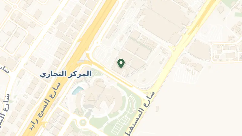 Map of Trade Centre Street - off Sheikh Zayed Road - Trade Center Second - Dubai - United Arab Emirates