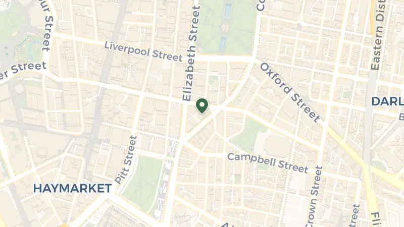 Map of 47-53 Wentworth Ave, Sydney NSW 2000, Australia