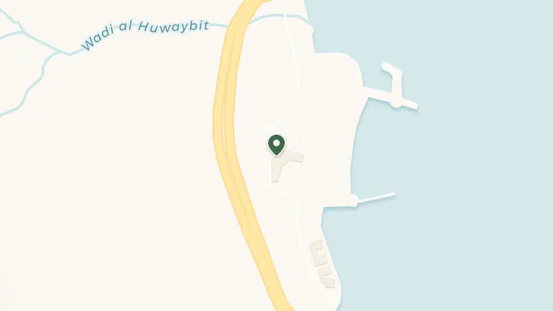 Map of Sharm - Fujairah - United Arab Emirates