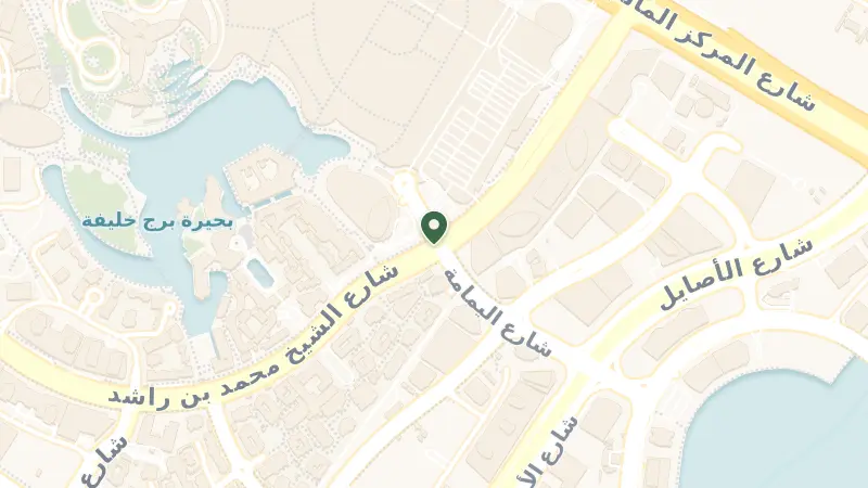 Map of Burj Khalifa - Downtown Dubai - Dubai - United Arab Emirates