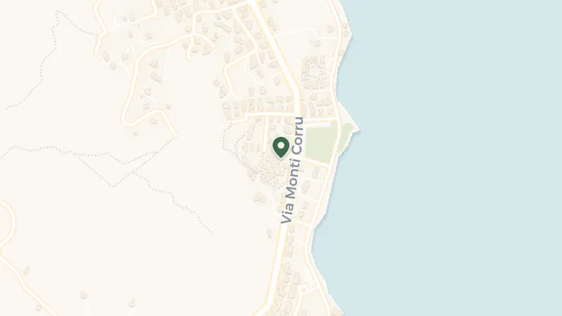 Map of Via Monti Corru, 07021 Cannigione OT, Italy