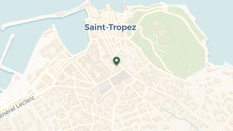 Map of 52 Rue Gambetta, 83990 Saint-Tropez, France
