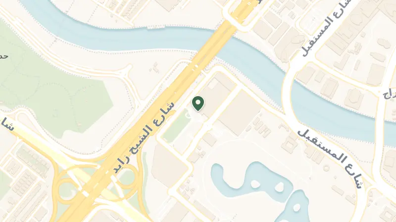 Map of Al Habtoor City - Sheikh Zayed Rd - Business Bay - Dubai - United Arab Emirates