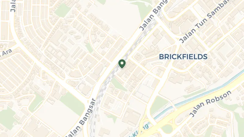 Map of 58, Jalan Ang Seng, Brickfields, 50470 Kuala Lumpur, Wilayah Persekutuan Kuala Lumpur, Malaysia