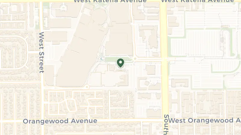 Map of 700 W Convention Way, Anaheim, CA 92802, USA