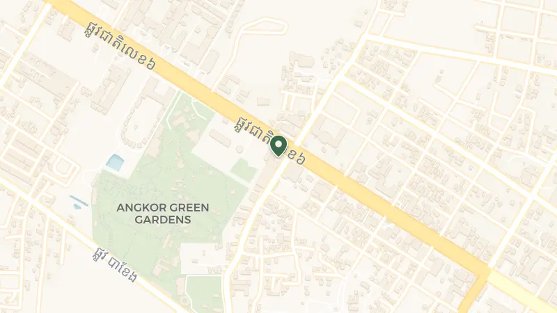 Map of Anantara Angkor Resort, City, Phum Krous, 64 National Road 06, Krong Siem Reap 17252, Cambodia