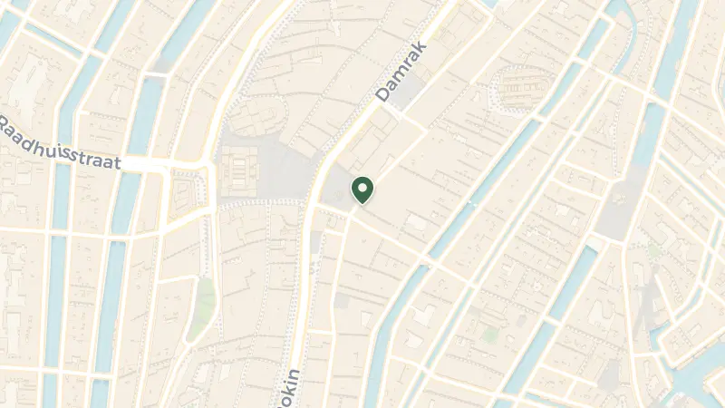 Map of Dam 9, 1012 JS Amsterdam