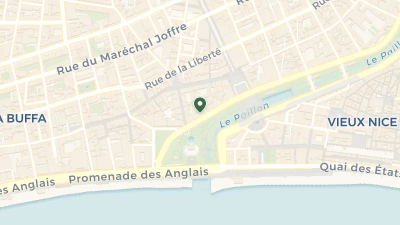 Map of 12 Av. de Verdun, 06000 Nice, France