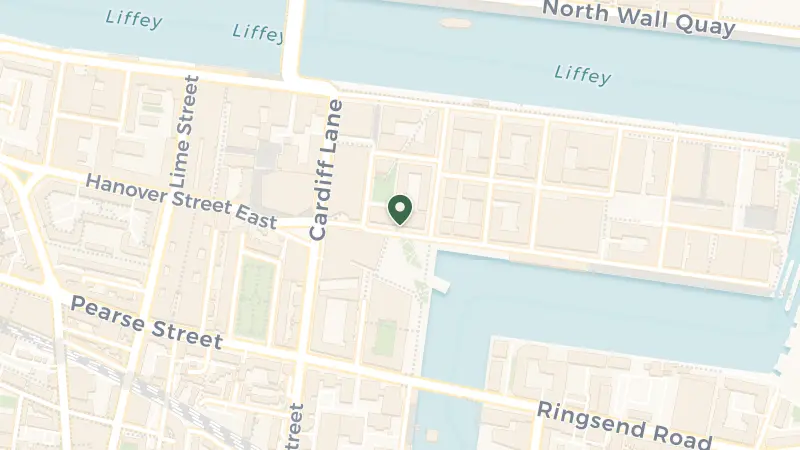 Map of Grand Canal Quay, Docklands, Dublin, D02 CK38, Ireland