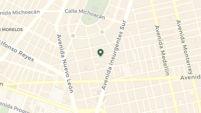 Map of Aguascalientes 158, Hipódromo Condesa, Cuauhtémoc, 06100 Ciudad de México, CDMX, Mexico