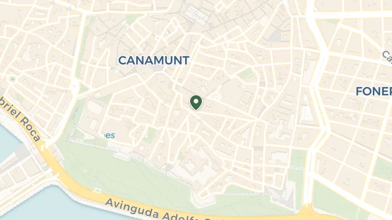 Map of Carrer del Sol, 1, Centre, 07001 Palma, Illes Balears, Spain