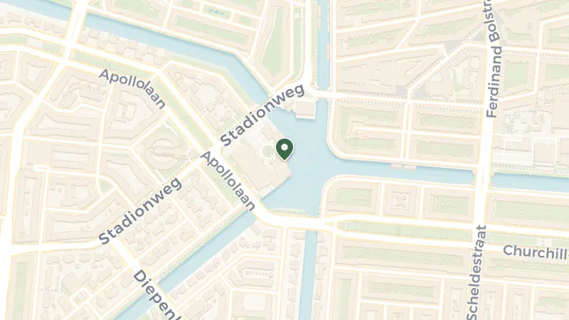 Map of Apollolaan 2, 1077 BA Amsterdam