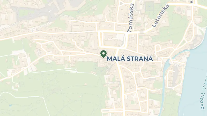 Map of Tržiště 368/9, 118 00 Praha 1-Malá Strana, Czechia