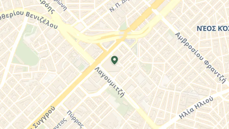 Map of Leof. Andrea Siggrou 89-93, Athina 117 45, Greece