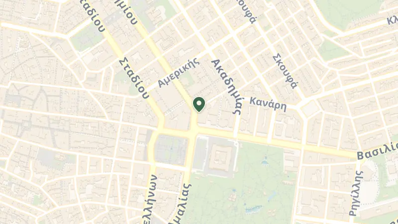 Map of 4 Eleftheriou Venizelou Avenue and 2 Kriezotou, Pl. Sintagmatos street, Athina 105 64, Greece