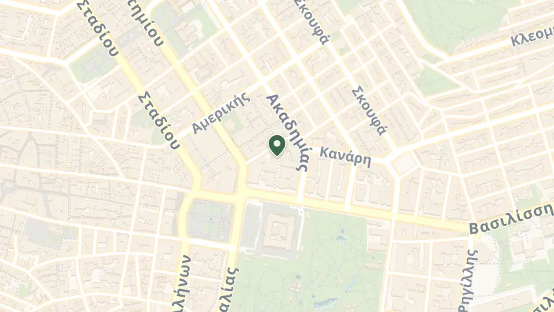 Map of Syntagma Square, Zalokosta 7 9, Athina 106 71, Greece