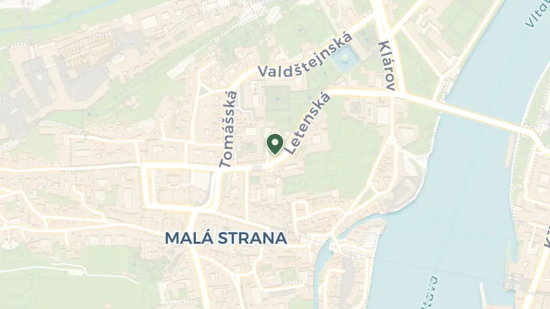 Map of Letenská 12/33, Malá Strana, 118 00 Praha-Praha 1, Czechia