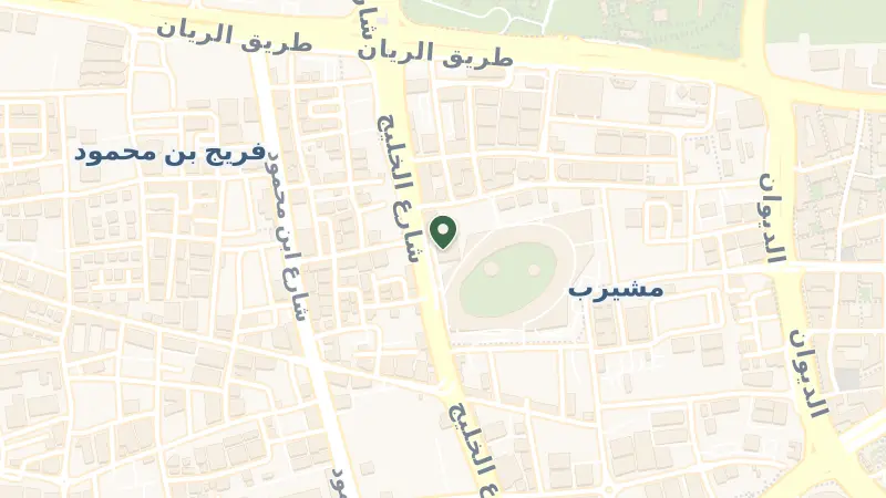 Map of Al Khaleej St, Doha, Qatar
