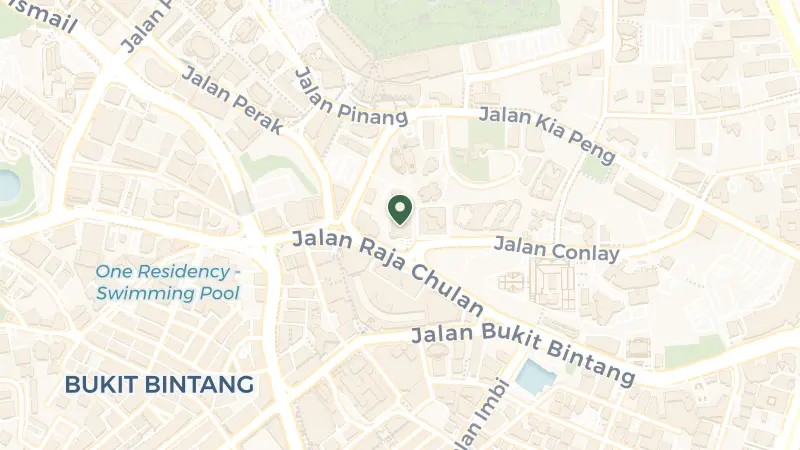 Map of 2, Jalan Conlay, Kuala Lumpur, 50450 Kuala Lumpur, Wilayah Persekutuan Kuala Lumpur, Malaysia