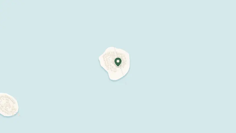 Map of Kaafu Atoll, North Male Atoll, Maldives