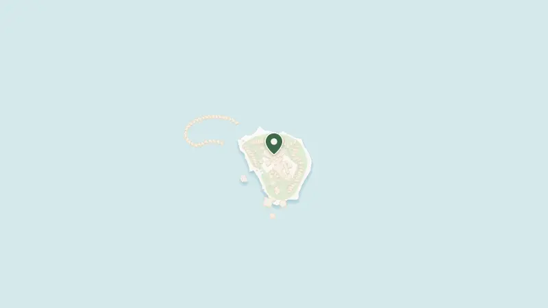 Map of Baros, Maldives
