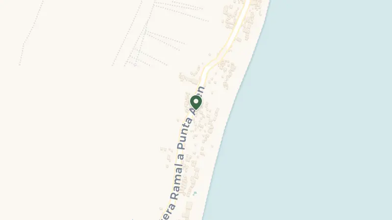 Map of Carr. Tulum-Boca Paila Km.10, Tulum Beach, Zona Hotelera, 77780 Tulum, Q.R., Mexico