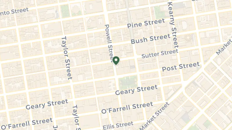 Map of 450 Powell St, San Francisco, CA 94102, USA