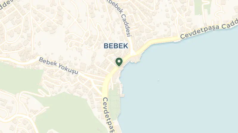 Map of Bebek, Cevdet Paşa Cd. No:34, 34342 Beşiktaş/İstanbul, Türkiye