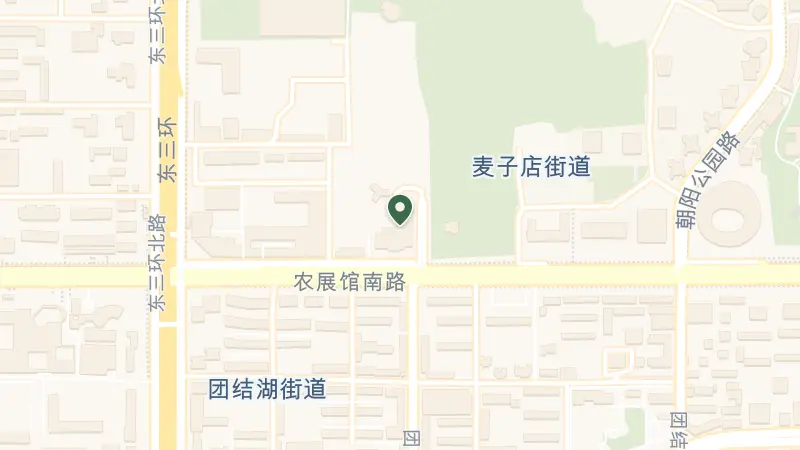 Map of 2 Gong Ren Ti Yu Chang Bei Lu, 使馆区 Chao Yang Qu, Bei Jing Shi, China, 100600