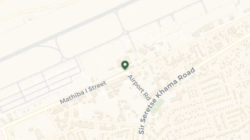 Map of Plot 527 Mophanne Avenue, Maun, Botswana