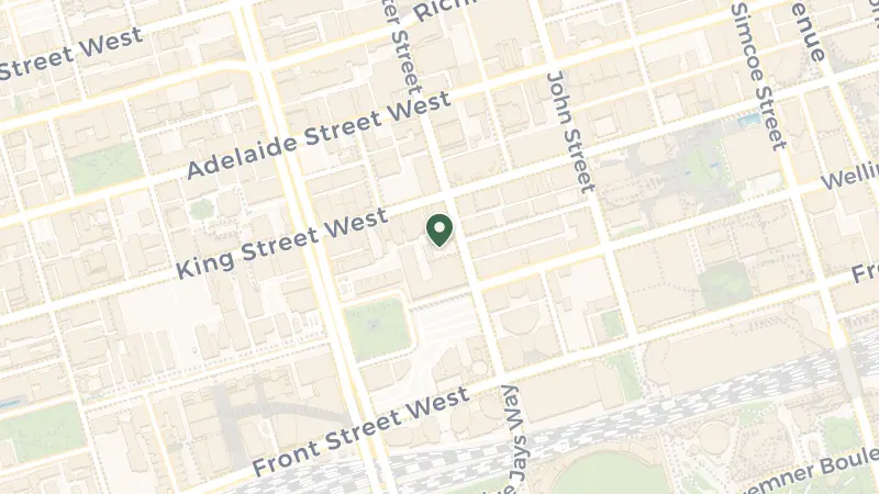 Map of 80 Blue Jays Way, Toronto, ON M5V 0L7, Canada