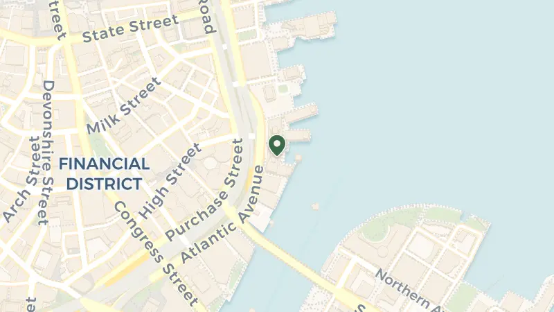 Map of 70 Rowes Wharf, Boston, MA 02110, USA