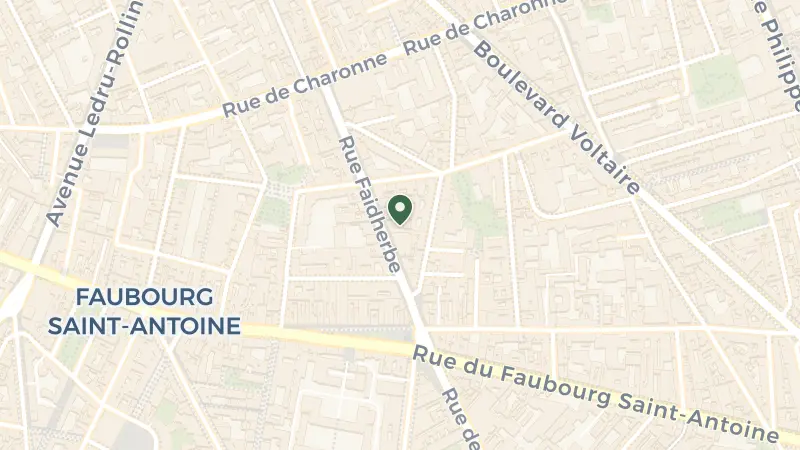 Map of 22 24 Rue Faidherbe, 75011 Paris, France