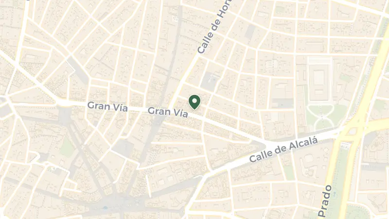 Map of Gran Vía, 20, Centro, 28013 Madrid, Spain
