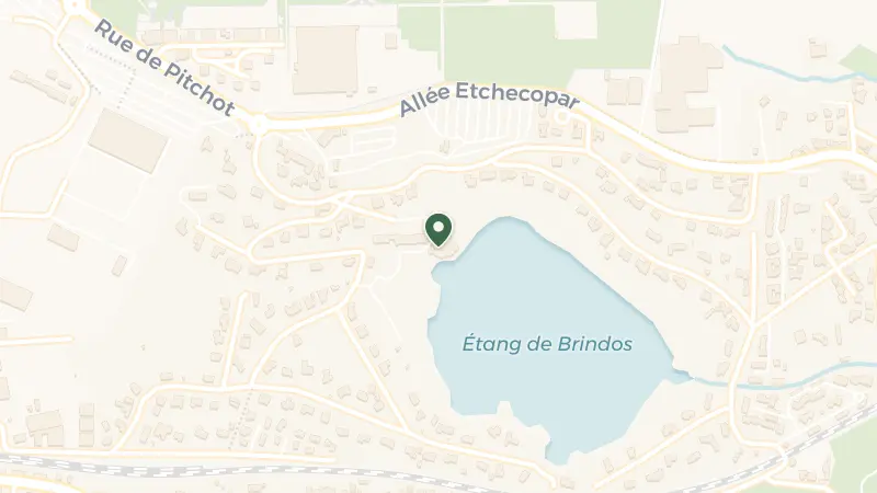 Map of 1 All. du Château, 64600 Anglet, France