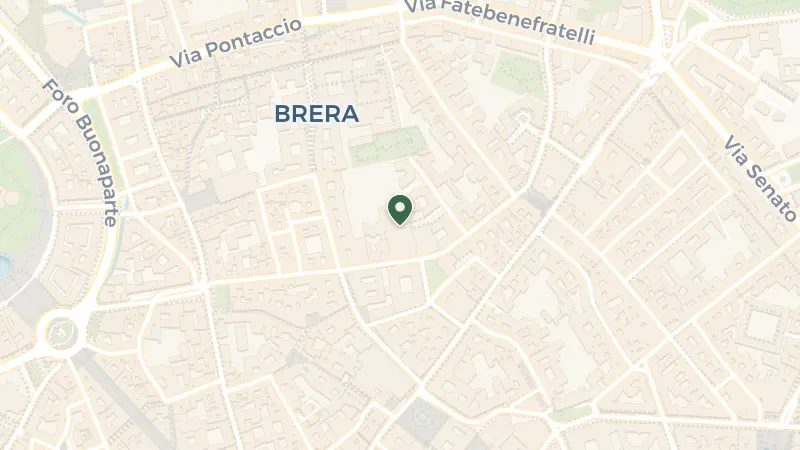 Map of Via Privata Fratelli Gabba, 7B, 20121 Milano MI, Italy