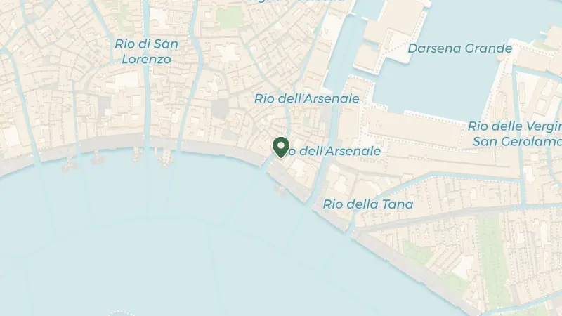 Map of Riva Ca' di Dio, 2183, 30122 Venezia VE, Italy