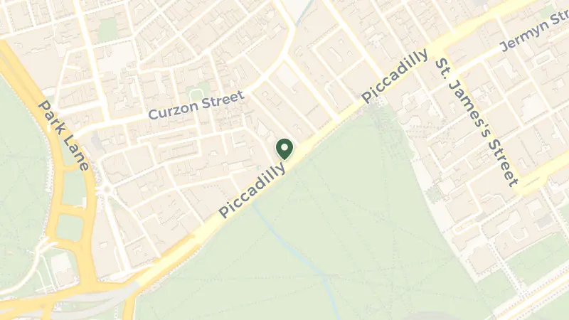 Map of 94 Piccadilly, London W1J 7PB, UK