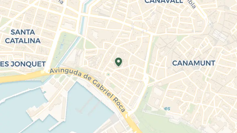 Map of Carrer del Forn de la Glòria, 14, Centre, 07012 Palma, Illes Balears, Spain