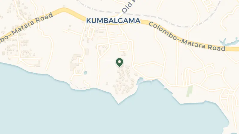 Map of Abimanagama Rd, Weligama, Sri Lanka