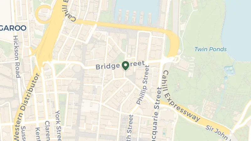 Map of 24 Loftus St, Sydney NSW 2000, Australia