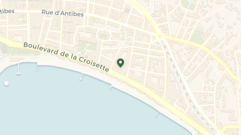Map of 58 Bd de la Croisette Cs 40052, 06400 Cannes, France