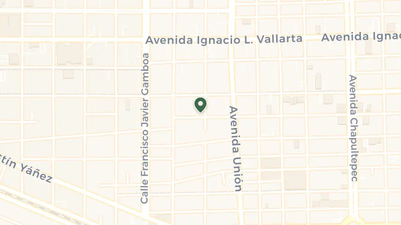 Map of C. Miguel Lerdo de Tejada 2308, Col Americana, Lafayette, 44158 Guadalajara, Jal., Mexico