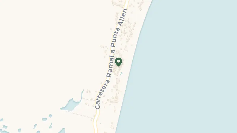 Map of KM 9.5, Carr. Tulum-Boca Paila, Tulum Beach, 77780 Tulum, Q.R., Mexico