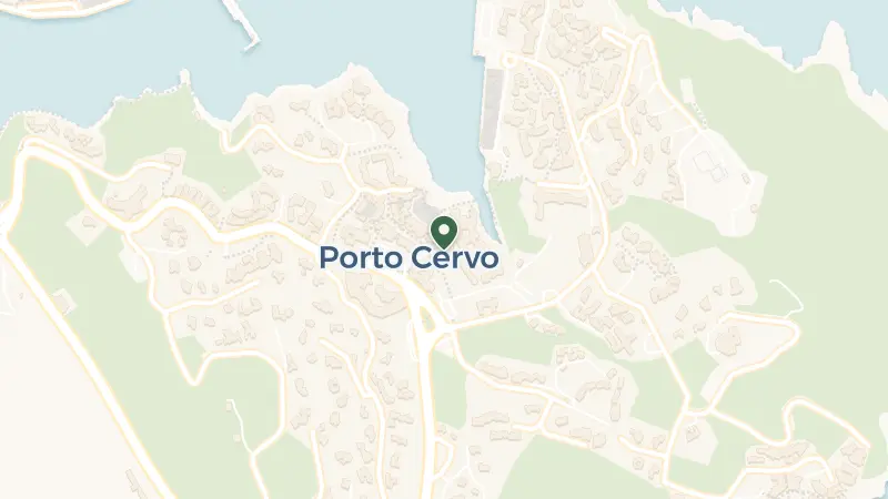 Map of Piazzetta Costa Smeralda, 07021 Porto Cervo OT, Italy