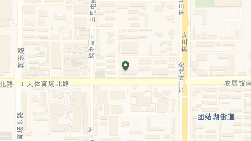 Map of 4 Gong Ren Ti Yu Chang Dong Lu, 使馆区 Chao Yang Qu, Bei Jing Shi, China, 100027