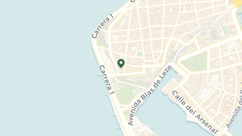 Map of Cra. 3 #31-23, El Centro, Cartagena de Indias, Bolívar, Colombia
